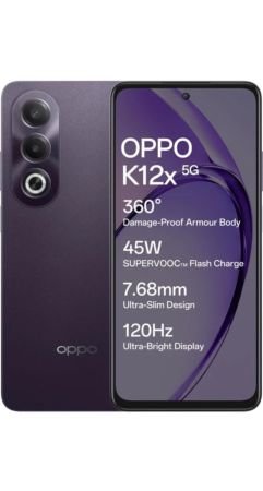 OPPO K12X 5G (MIDNIGHT VIOLET, 6 GB, 128 GB)