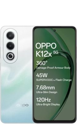 OPPO K12X 5G (BREEZE BLUE, 6 GB, 128 GB)