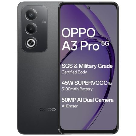 OPPO A3 PRO 5G (STARRY BLACK, 8 GB, 128 GB)