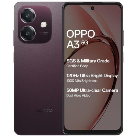 OPPO A3 5G (NEBULA RED, 6 GB, 128GB)