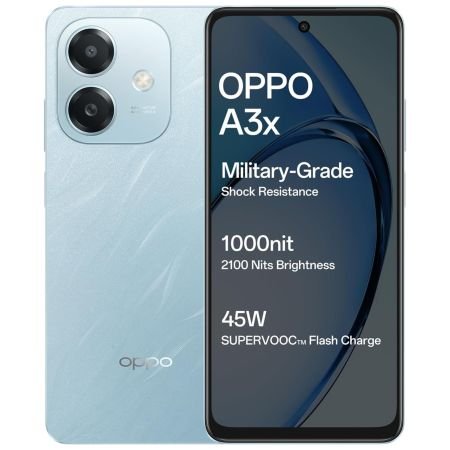 OPPO A3X 4G (OCEAN BLUE, 4 GB, 64 GB)