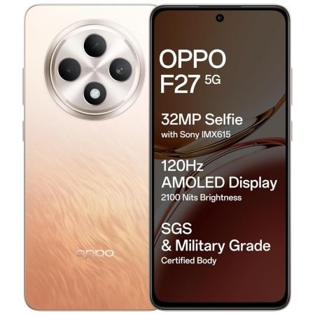 OPPO F27 5G (AMBER ORANGE, 8 GB, 128 GB)