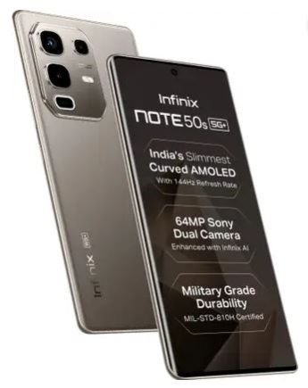 INFINIX NOTE 50S 5G (6 GB, 128 GB, TITANIUM GREY)