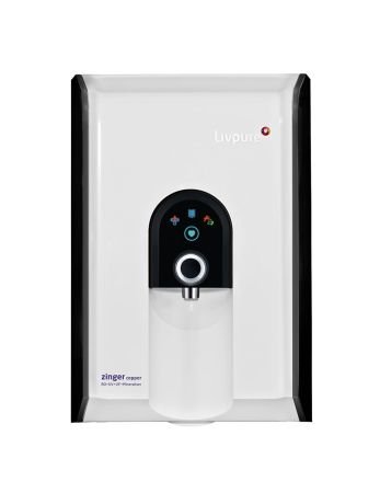 LIVPURE ZINGER COPPER (WHITE) (RO+UV+UF+MINERALIZER) 6.5 LITRE 8 STAGE