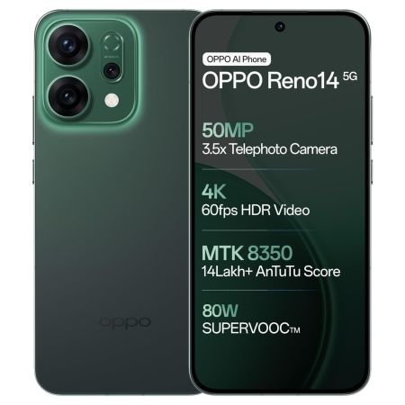 OPPO RENO 14 5G (8 GB, 256 GB, FOREST GREEN)