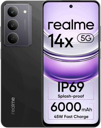 REALME 14X 5G (CRYSTAL BLACK, 6 GB, 128 GB)